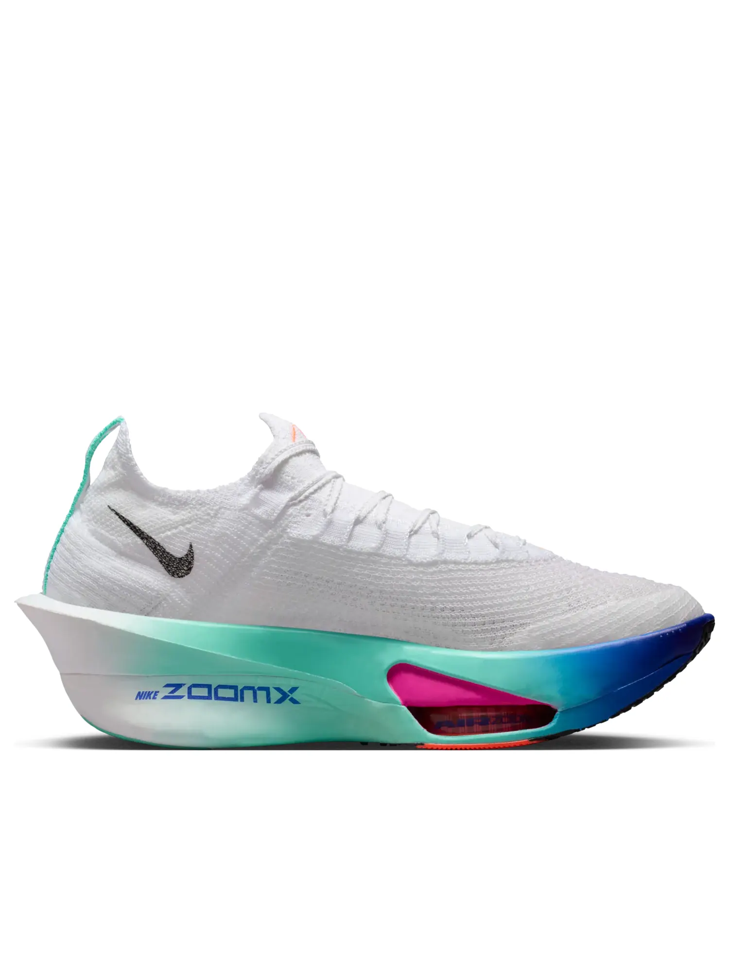 Кроссовки Nike Air Zoom Alphafly Next% 3 'White Hyper Turquoise Concord' — изображение 2 из 6, белый