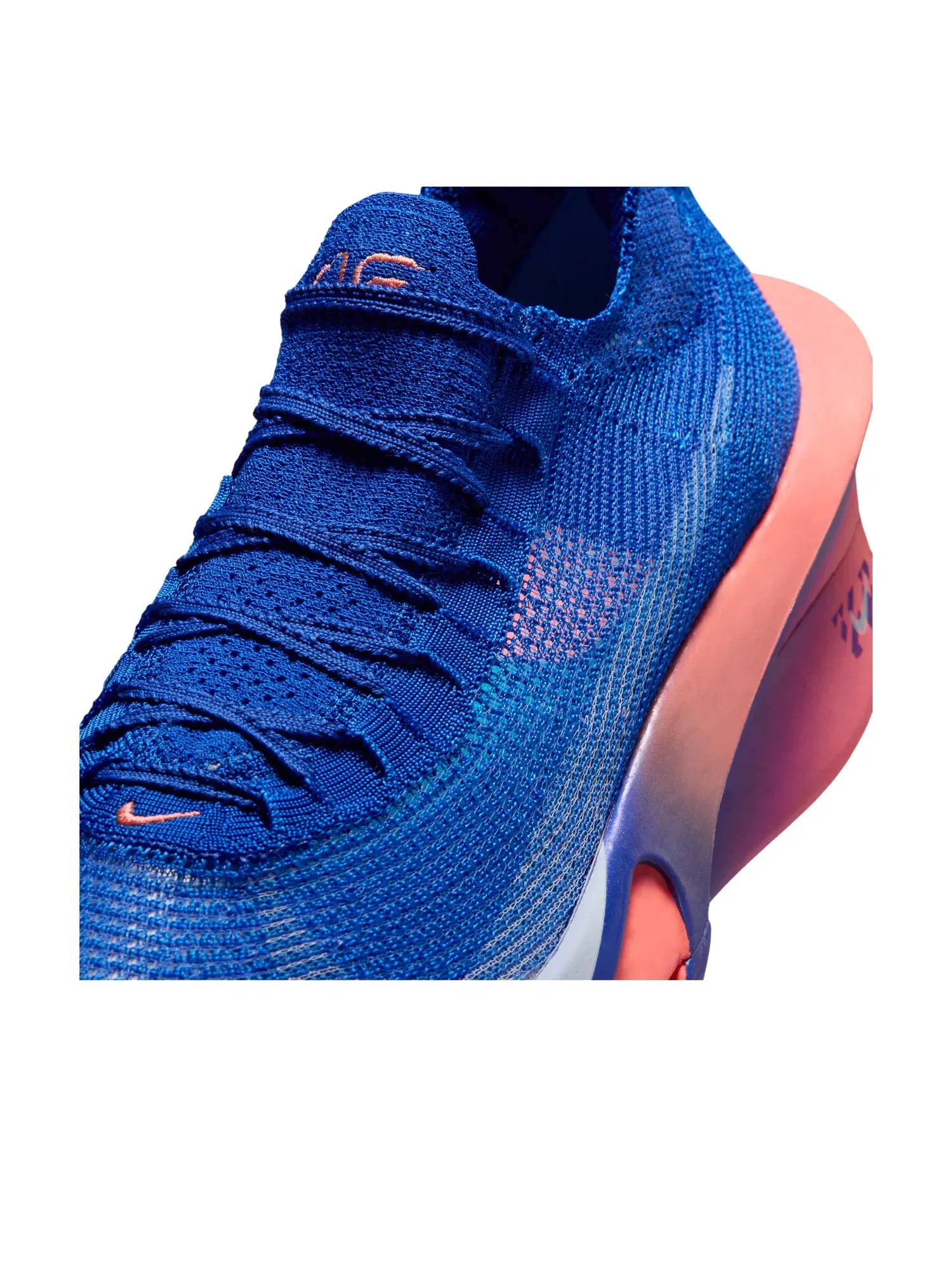 Мужские кроссовки для бега с шнуровкой Nike Alphafly Racer Blue Atomic Pink — изображение 6 из 7, синий