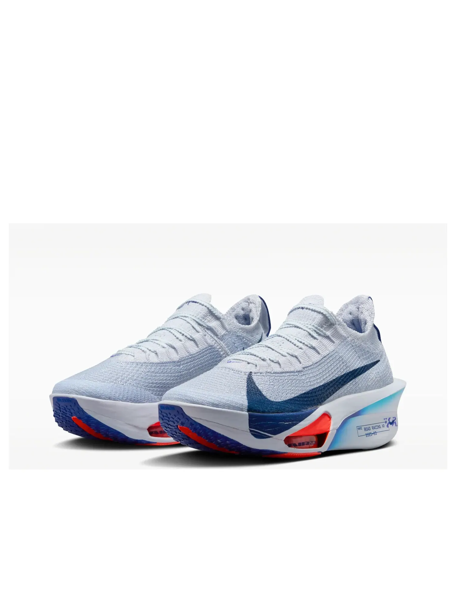 Кроссовки (WMNS) Nike Air Zoom Alphafly Next% 3 'Football Grey Ghost Persian Violet Blue Void' — изображение 4 из 6, серый