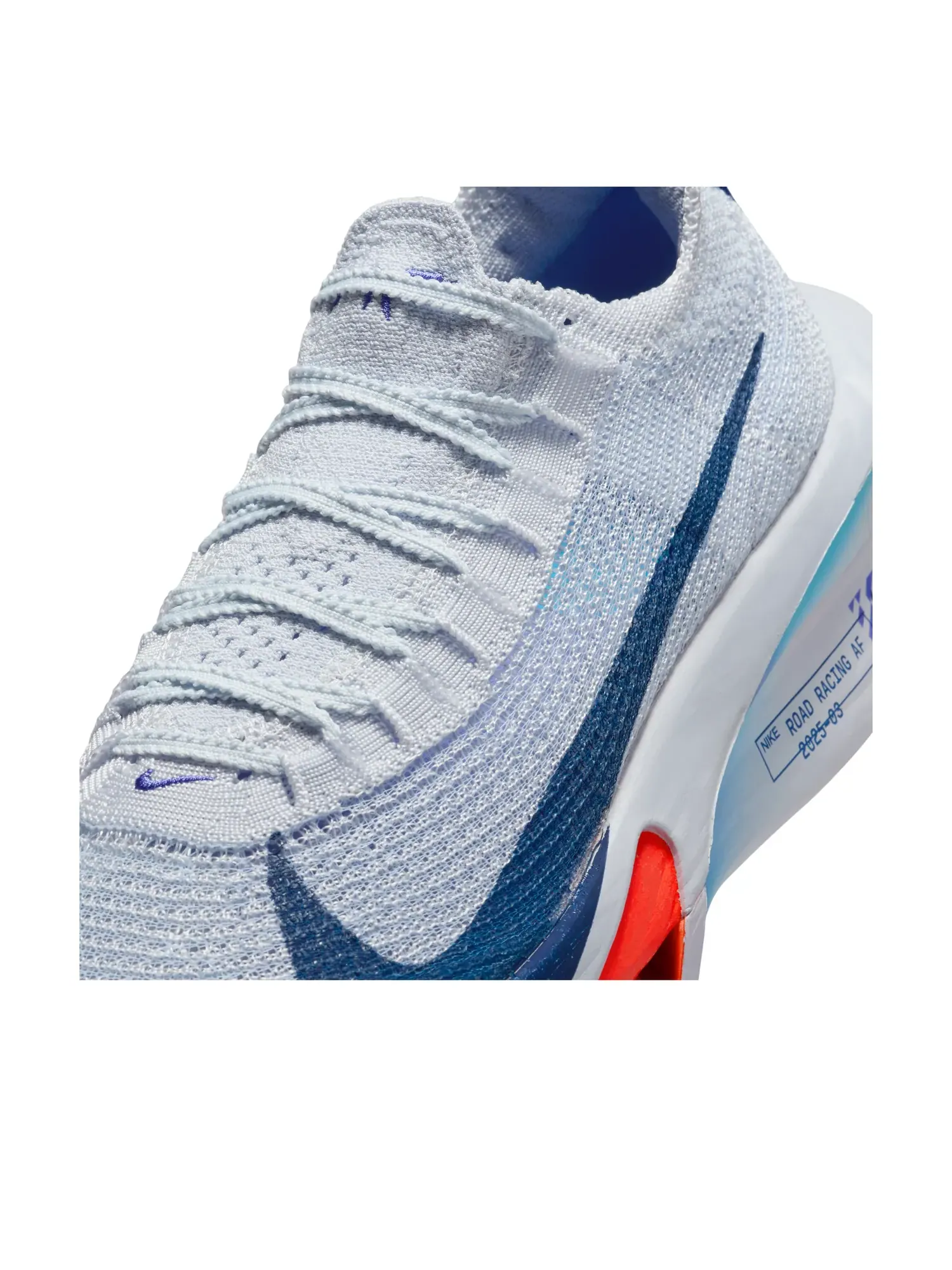 Кроссовки (WMNS) Nike Air Zoom Alphafly Next% 3 'Football Grey Ghost Persian Violet Blue Void' — изображение 5 из 6, серый