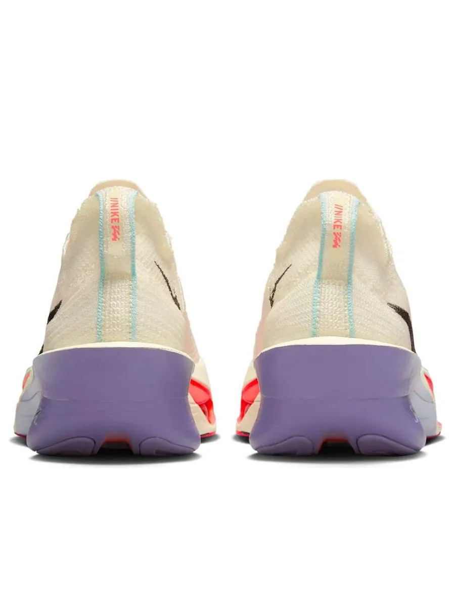 Кроссовки (WMNS) Nike Air Zoom Alphafly NEXT% 3 'Coconut Milk Off Noir Dusty Amethyst Hot Lava' — изображение 5 из 6, бежевый