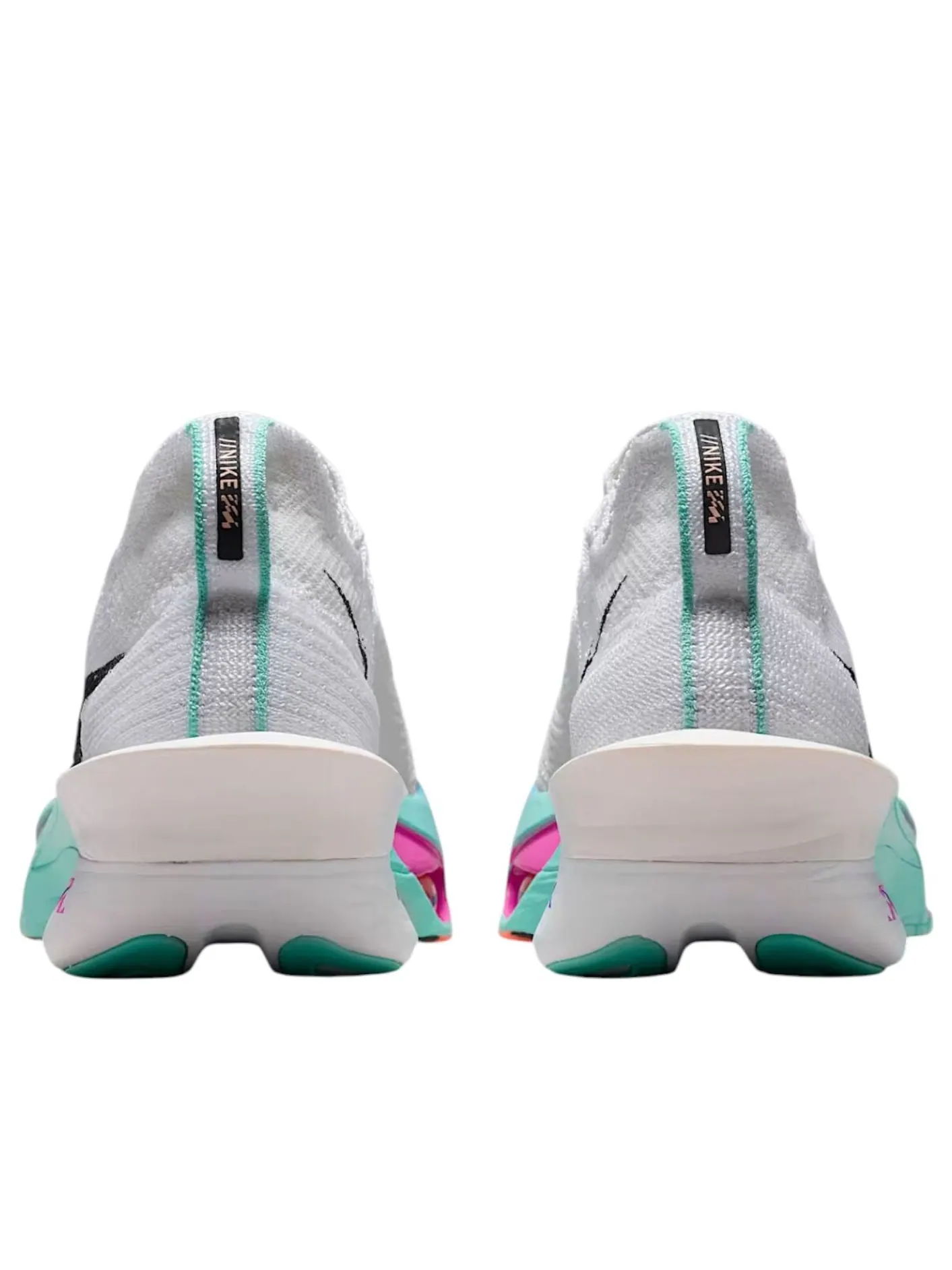 Кроссовки (WMNS) Nike Air Zoom Alphafly Next% 3 'Wihte Hyper Turquoise Concord' — изображение 4 из 6, белый