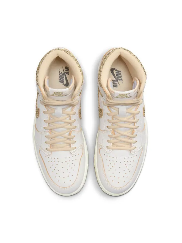 Кроссовки 1 retro high og 'craft vibrations of naija' Air Jordan — изображение 3 из 4, бледный-черный