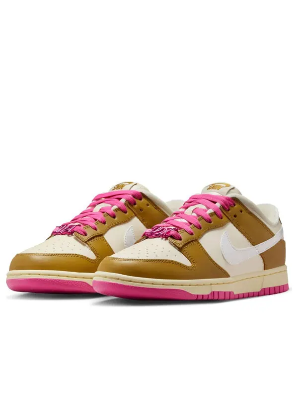 Кроссовки dunk low 'just do it - bronzine pink' Nike — изображение 3 из 4, розовый