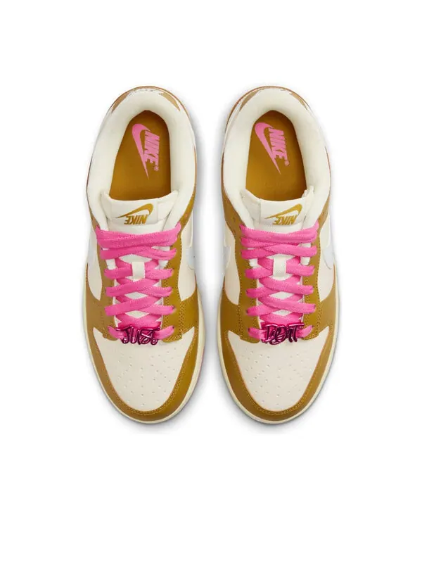 Кроссовки dunk low 'just do it - bronzine pink' Nike — изображение 4 из 4, розовый