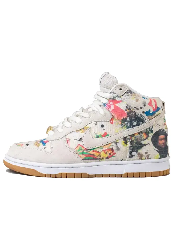 Кроссовки x supreme sb dunk high og qs 'rammellzee' Nike — изображение 1 из 4, белый/белый-мульти