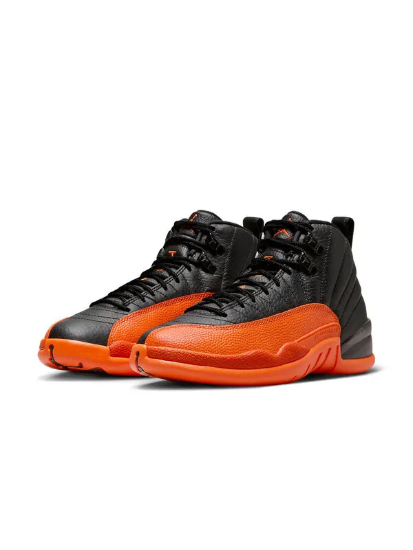 Кроссовки 12 ретро Air Jordan — изображение 2 из 4, черный/оранжевый-белый