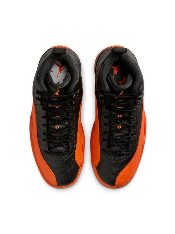 Кроссовки 12 ретро Air Jordan — изображение 3 из 4, черный/оранжевый-белый