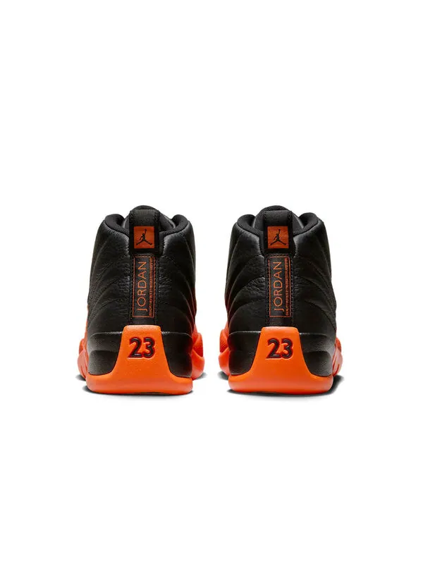 Кроссовки 12 ретро Air Jordan — изображение 4 из 4, черный/оранжевый-белый