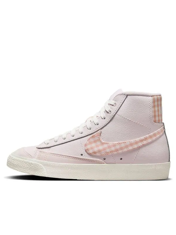 Кроссовки blazer mid '77 'barbie pink plaid' Nike — изображение 1 из 4, белый/розовый