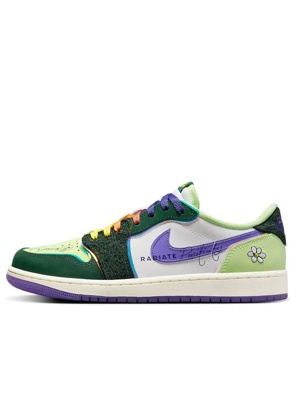 Кроссовки 1 ретро низкие og Air Jordan — изображение 1 из 4, зеленый