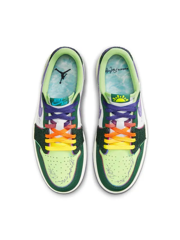 Кроссовки 1 ретро низкие og Air Jordan — изображение 4 из 4, зеленый