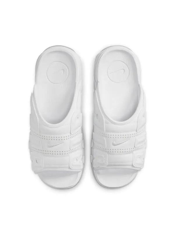 Тапочки air more uptempo slides 'triple white' Nike — изображение 4 из 4, белый/белый