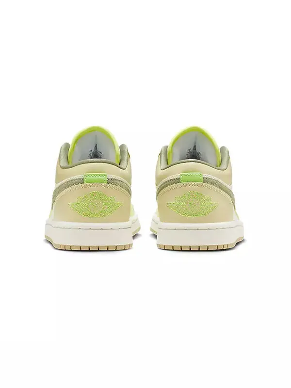 Кроссовки 1 low 'sail oil green light lemon' Air Jordan — изображение 4 из 4, желтый