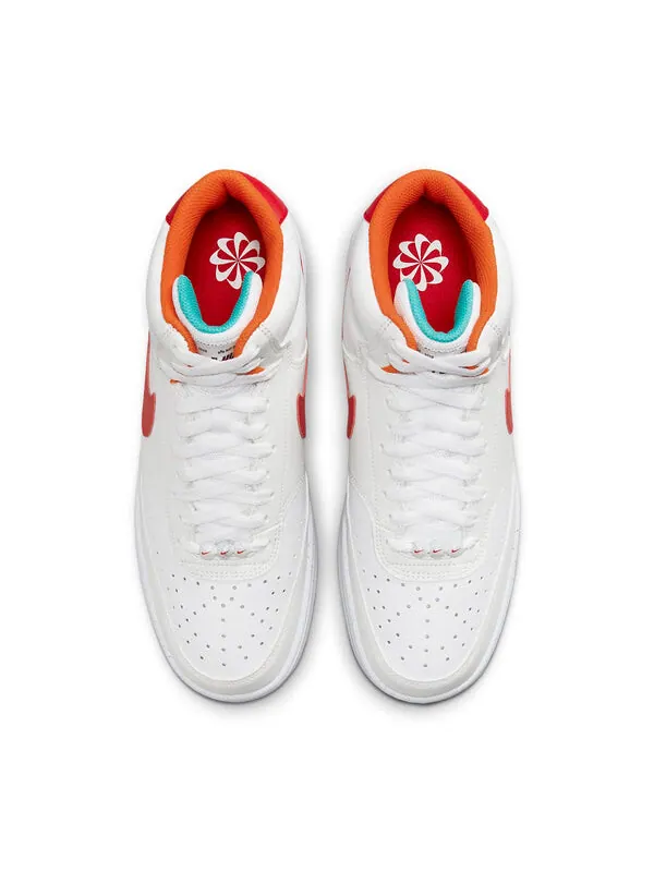 Кроссовки court vision mid next nature 'leap high' Nike — изображение 4 из 4, белый/белый//красный