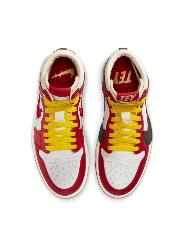 Кроссовки 1 высокие zoom air cmft 2 Air Jordan — изображение 3 из 4, красный/черный-белый