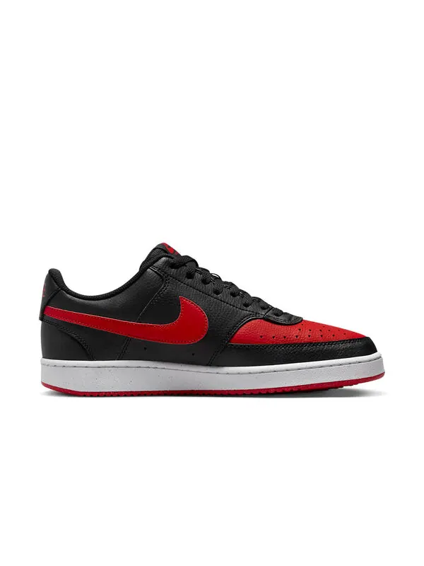 Кроссовки court vision low next nature 'bred' Nike — изображение 2 из 4, черный/белый/красный