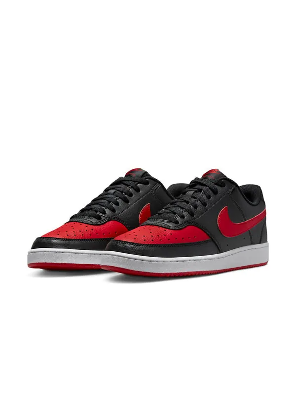 Кроссовки court vision low next nature 'bred' Nike — изображение 3 из 4, черный/белый/красный
