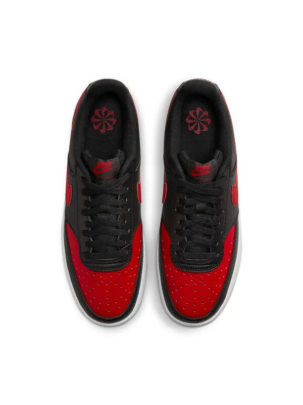 Кроссовки court vision low next nature 'bred' Nike — изображение 4 из 4, черный/белый/красный