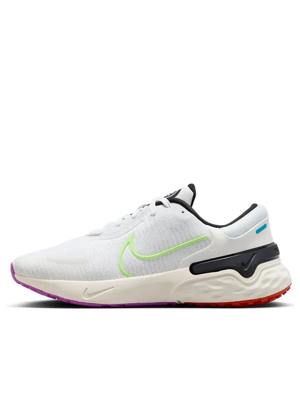 Кроссовки renew run 4 se 'white neon green' Nike — изображение 1 из 4, белый/зеленый