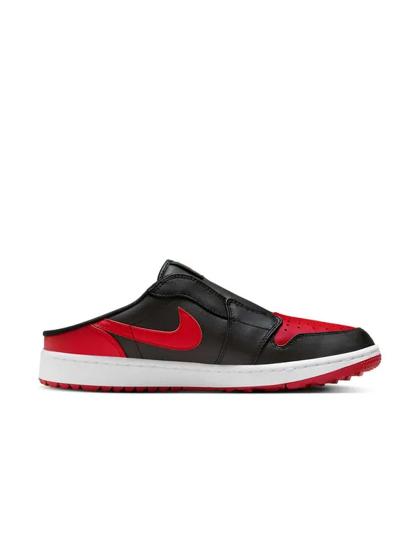 Кроссовки 1 mule golf 'bred' Air Jordan — изображение 2 из 4, черный/белый/красный