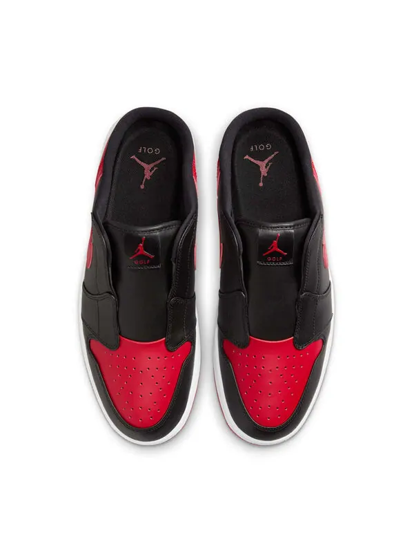 Кроссовки 1 mule golf 'bred' Air Jordan — изображение 4 из 4, черный/белый/красный