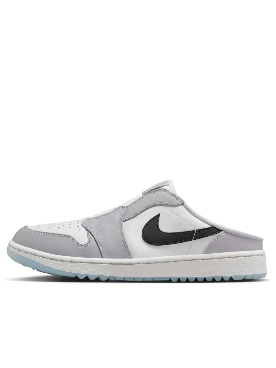 Кроссовки Air Jordan 1 Mule Golf 'Wolf Grey' — изображение 1 из 6, серый