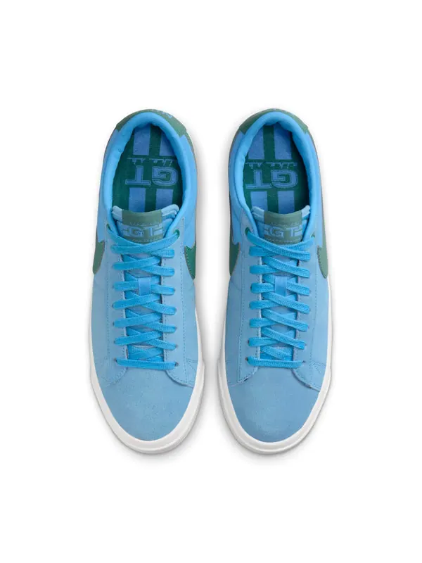 Кроссовки sb zoom blazer low pro gt 'university blue bicoastal' Nike — изображение 4 из 4, синий/синий/белый