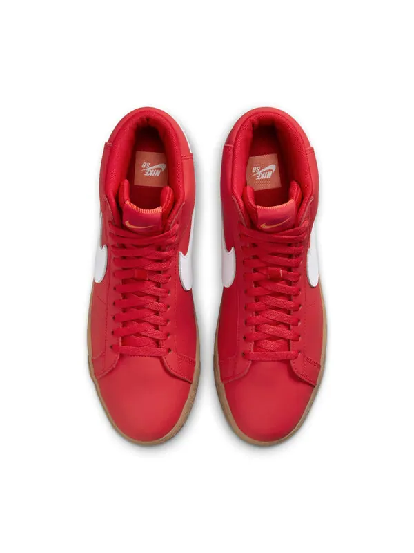 Кроссовки sb blazer mid orange label 'red gum' Nike — изображение 4 из 4