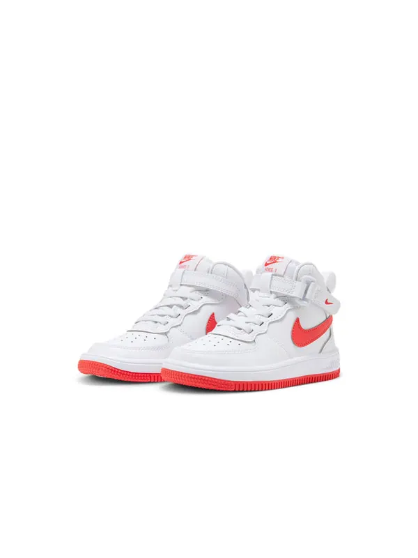 Кроссовки force 1 mid easyon 'white red' Nike — изображение 3 из 4, белый/красный