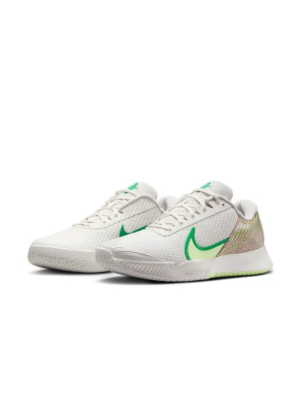 Кроссовки Court Air Zoom Vapor Pro 2 Premium Hc Nike — изображение 3 из 4, белый/зеленый