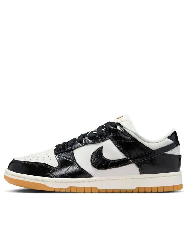 Кроссовки dunk low lx 'black croc' Nike — изображение 1 из 4