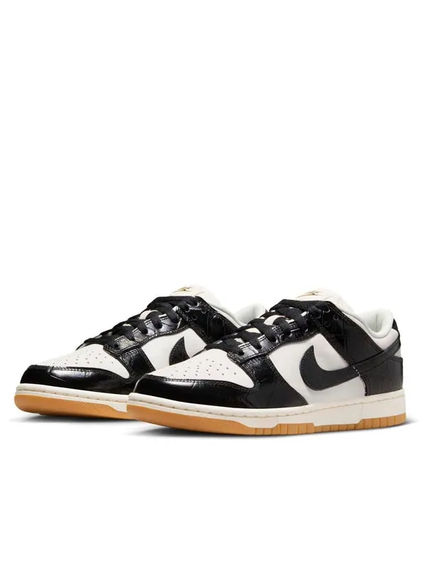 Кроссовки dunk low lx 'black croc' Nike — изображение 2 из 4