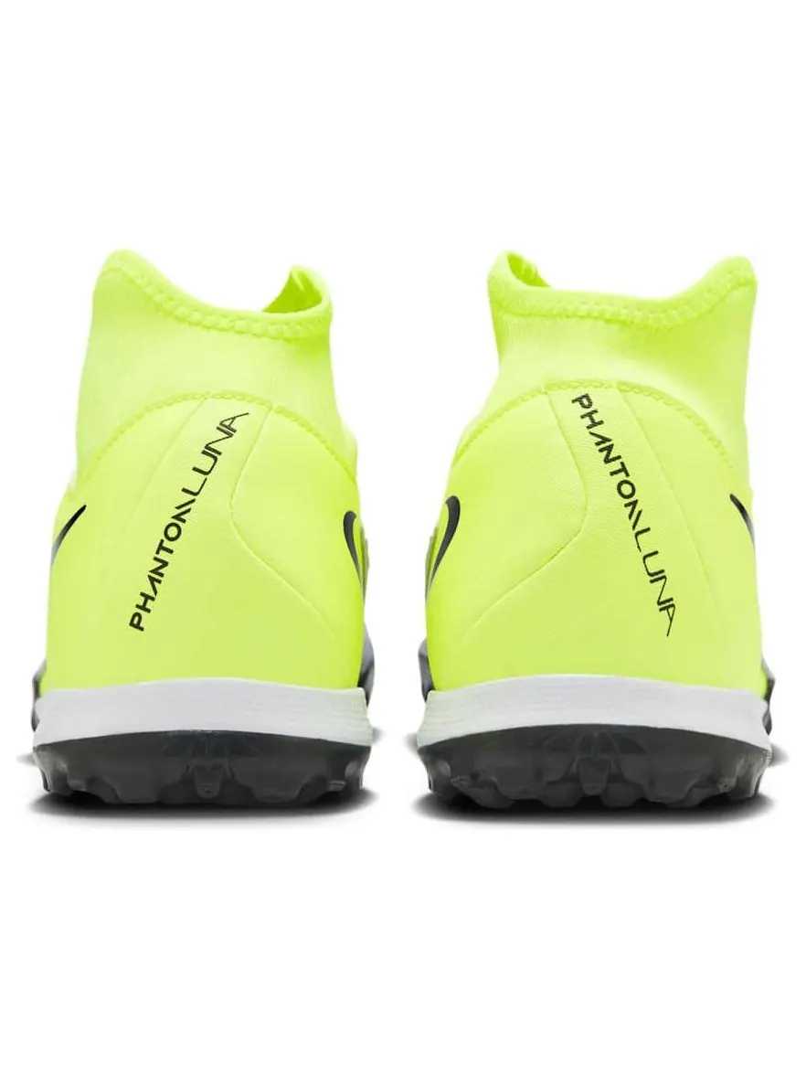 Кроссовки Nike Phantom Luna 2 Academy TF 'Metallic Silver Volt Black' — изображение 5 из 6, зеленый