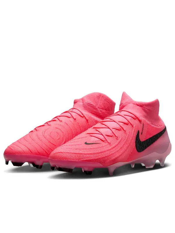 Кроссовки phantom luna 2 elite fg 'mad brilliance pack sunset pulse black' Nike — изображение 2 из 4, черный/розовый