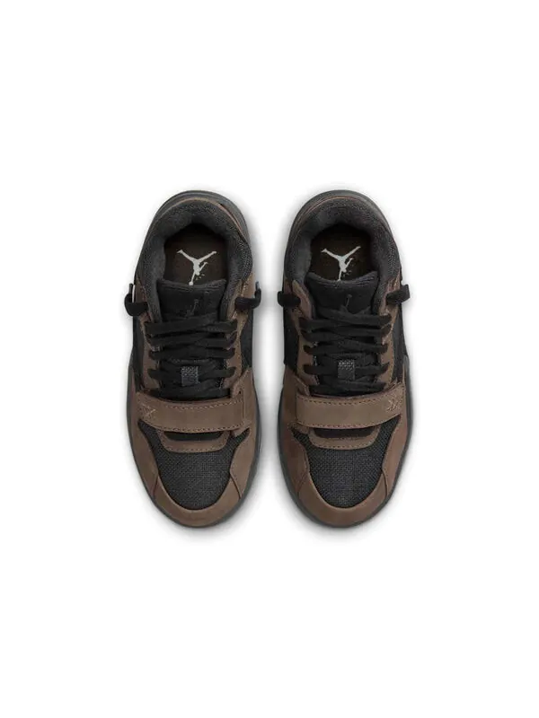 Кроссовки x travis scott jumpman jack tr 'dark mocha' Air Jordan — изображение 4 из 4, синий/светлый коричневый