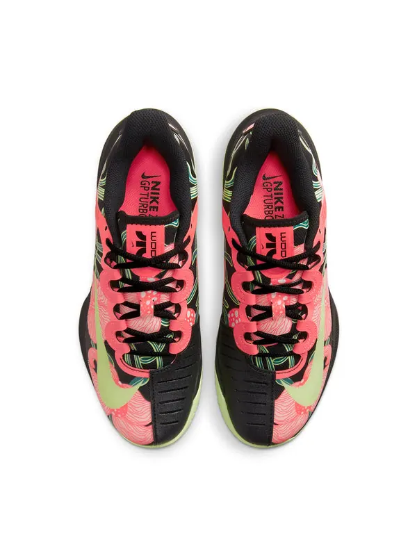 Кроссовки court air zoom gp turbo hc premium 'naomi osaka art nouveau floral' Nike — изображение 4 из 4, черный//розовый