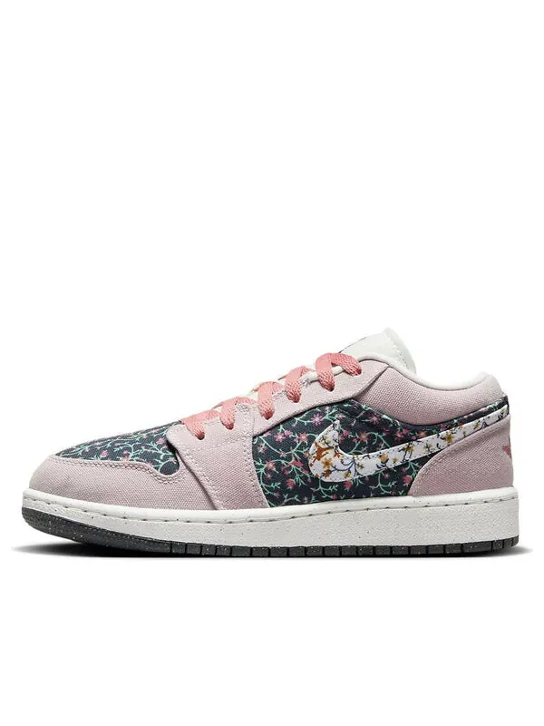 Кроссовки 1 низкие Air Jordan — изображение 1 из 4, розовый/белый/черный