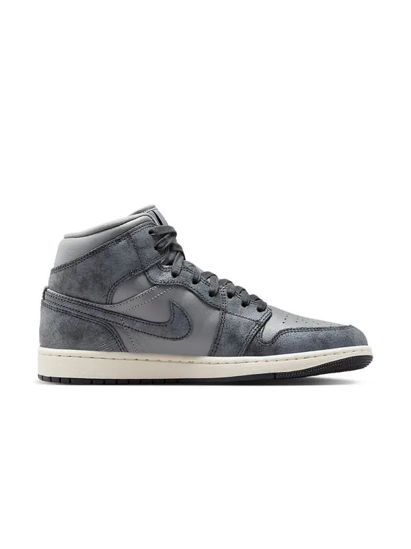 Кроссовки 1 средние Air Jordan — изображение 2 из 4, серый/черный