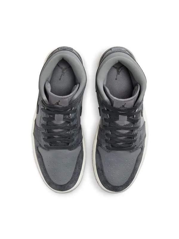 Кроссовки 1 средние Air Jordan — изображение 4 из 4, серый/черный