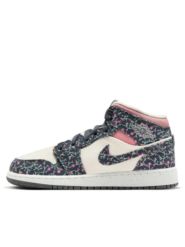 Кроссовки 1 средние Air Jordan — изображение 1 из 4, розовый/черный/белый