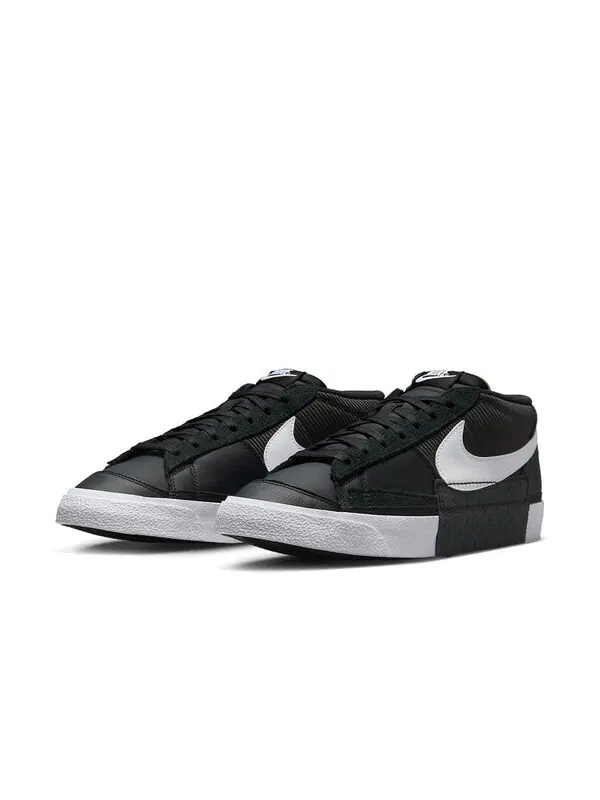 Кроссовки blazer low pro club 'black white' Nike — изображение 3 из 4, черный/белый