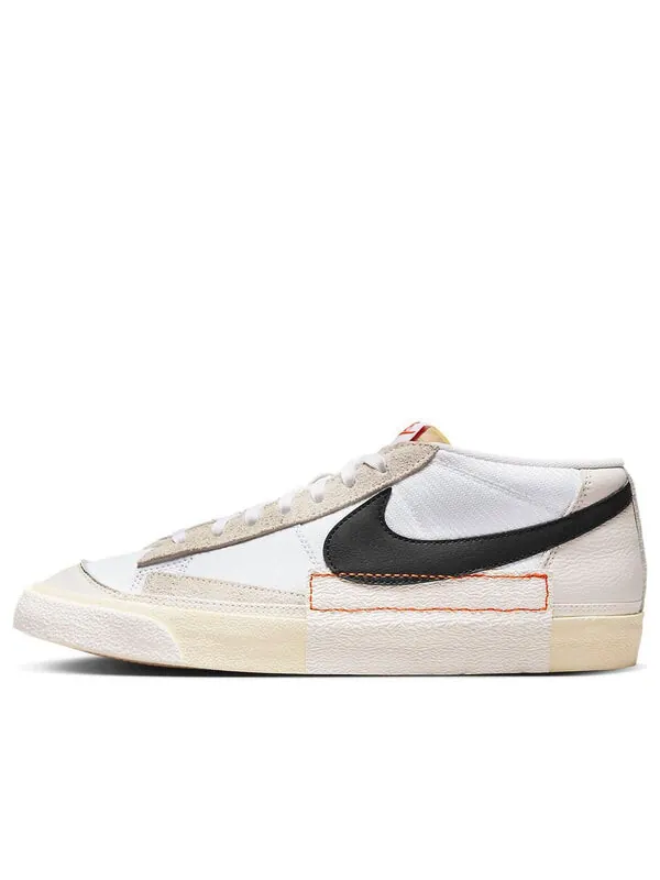 Кроссовки blazer low pro club 'white black' Nike — изображение 1 из 4, белый/черный/мульти