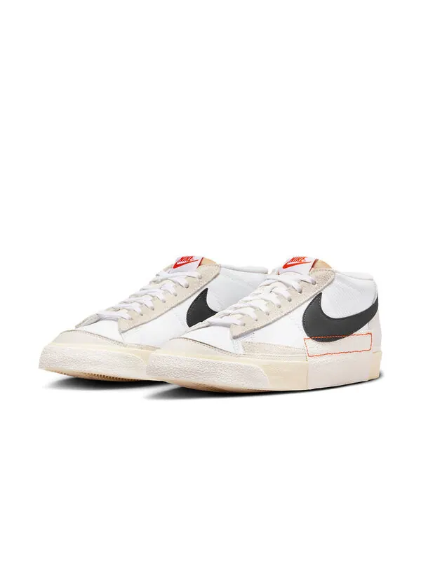 Кроссовки blazer low pro club 'white black' Nike — изображение 3 из 4, белый/черный/мульти
