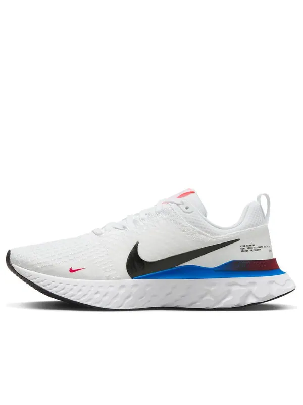 Кроссовки react infinity run flyknit 3 'white photo blue red' Nike — изображение 1 из 4