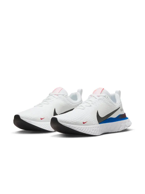 Кроссовки react infinity run flyknit 3 'white photo blue red' Nike — изображение 3 из 4