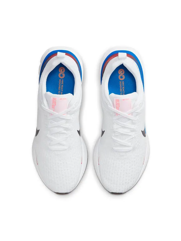 Кроссовки react infinity run flyknit 3 'white photo blue red' Nike — изображение 4 из 4