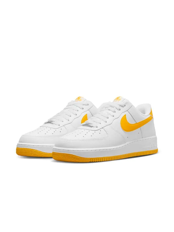 Кроссовки air force 1 низкие Nike — изображение 3 из 4, белый/золотистый/белый