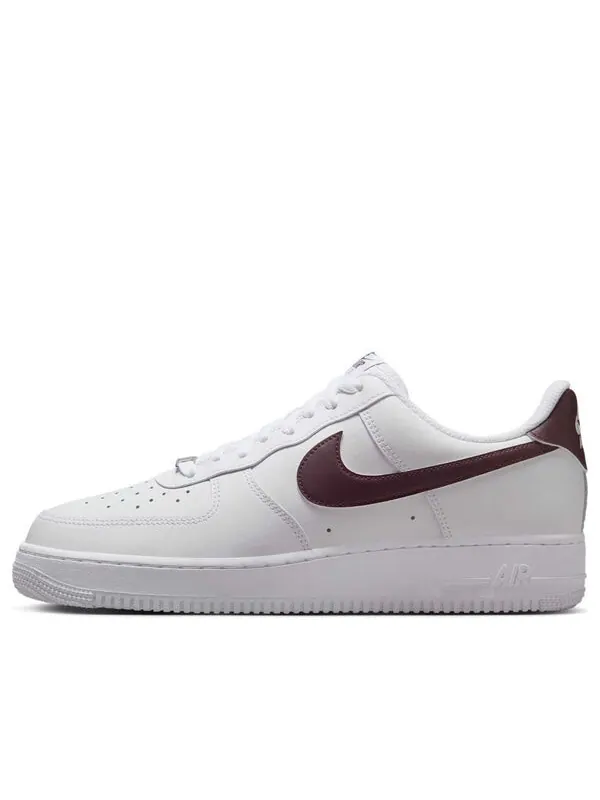 Кроссовки air force 1 '07 'white burgundy crush' Nike — изображение 1 из 4, белый/белый/бордовый
