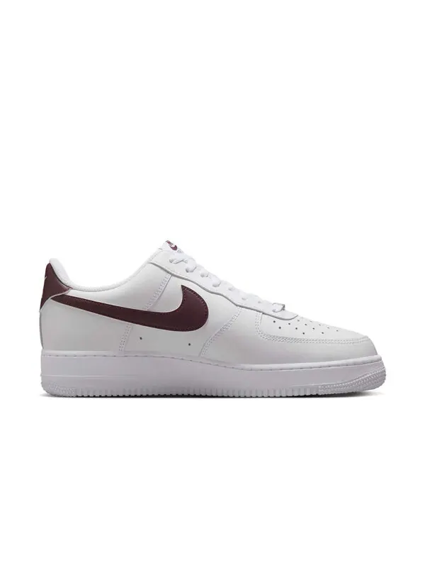 Кроссовки air force 1 '07 'white burgundy crush' Nike — изображение 2 из 4, белый/белый/бордовый